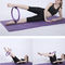94 cm fioletowy, różowy pierścień do jogi Pilates z drążkiem do ćwiczeń mięśni biodrowych
