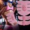 Czarny różowy sprzęt do ćwiczeń w domu, stymulator mięśni brzucha ABS